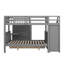 Lit superposé polyvalent simple en forme de L sur double avec tiroirs, bureau mobile portatif et garde-robe spacieux-797868802