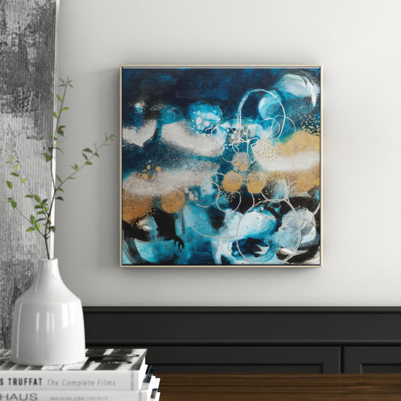 51015 by Amanda Morie - Painting on Canvas, 41cm H x 41cm W, Timber