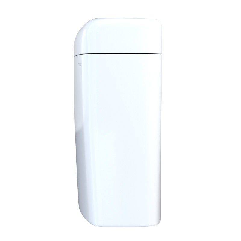 Aquia IV Cube Dual Flush 1.28 and 0.9 GPF Toilet Tank Only with Cotton White, Left-Hand