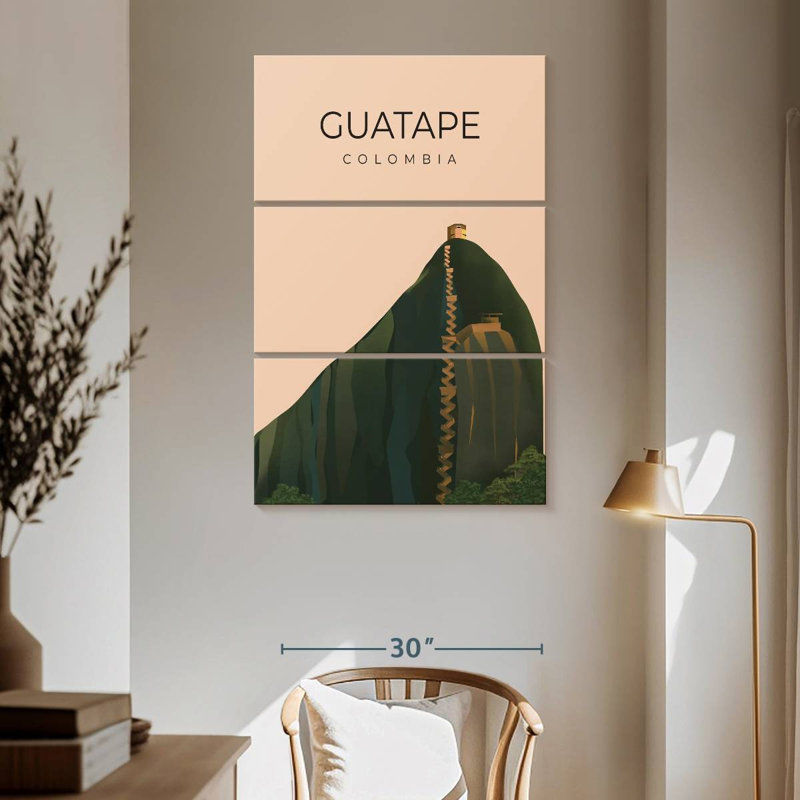 Masam Guatape, Colombie, H 65 po x l 42 po