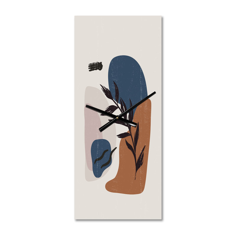 Horloge murale moderne Botanical Vintage, Petit