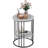 Braidon Marble Top End Table