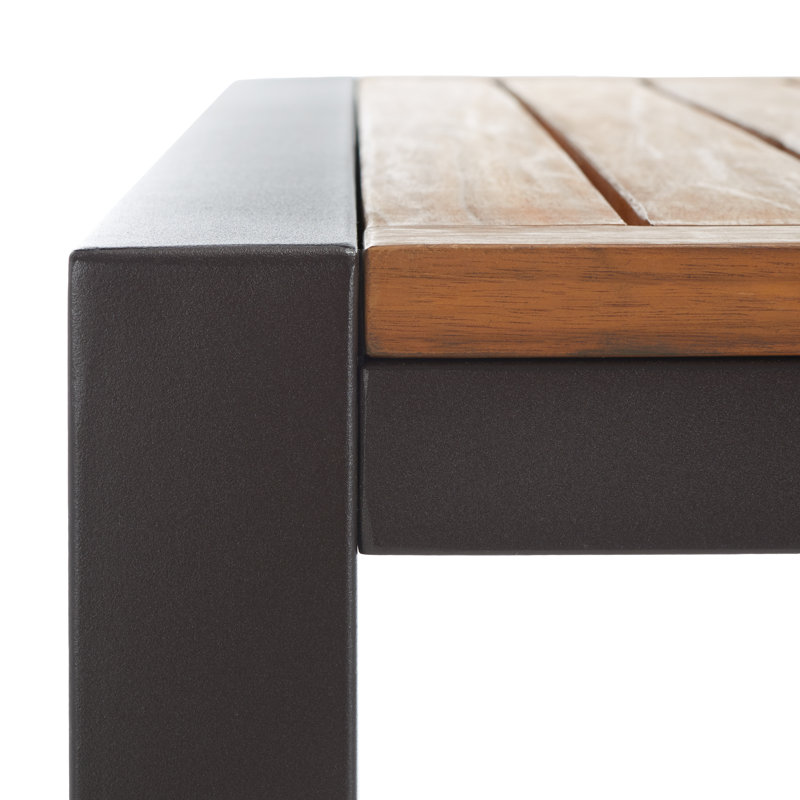 Zaur Rectangular Metal Outdoor Dining Table , 35.43'' in. W 59.06'' in. D