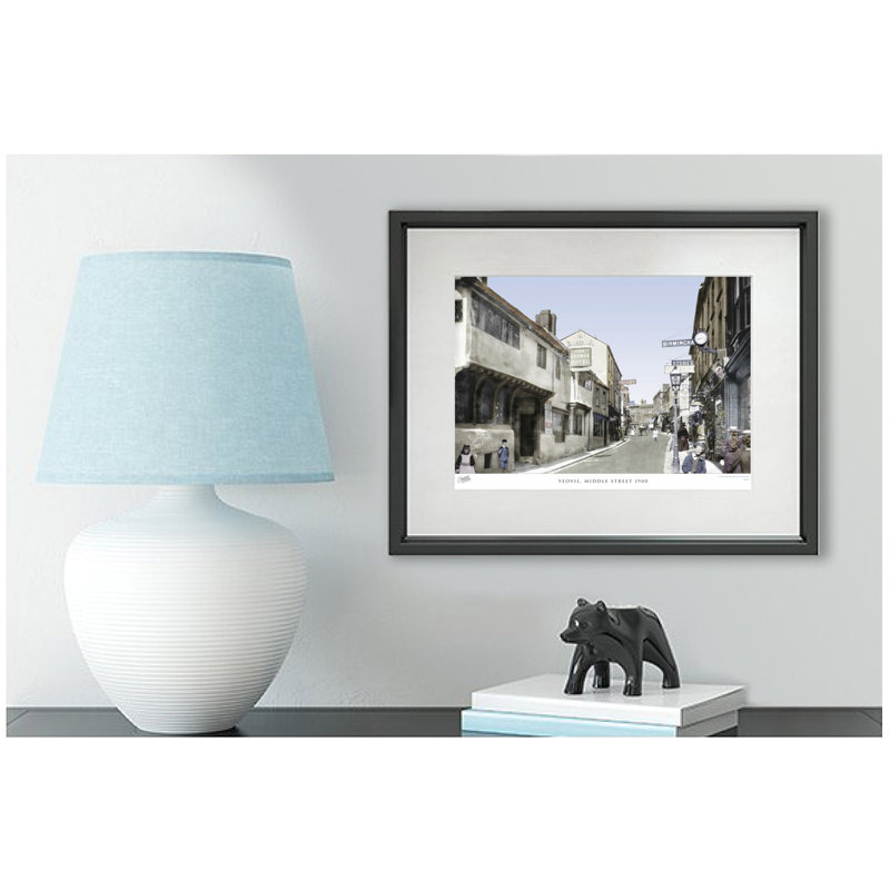 Yeovil, Middle Street 1900 - Single Picture Frame Print, 60cm H x 80cm W x 2.3cm D