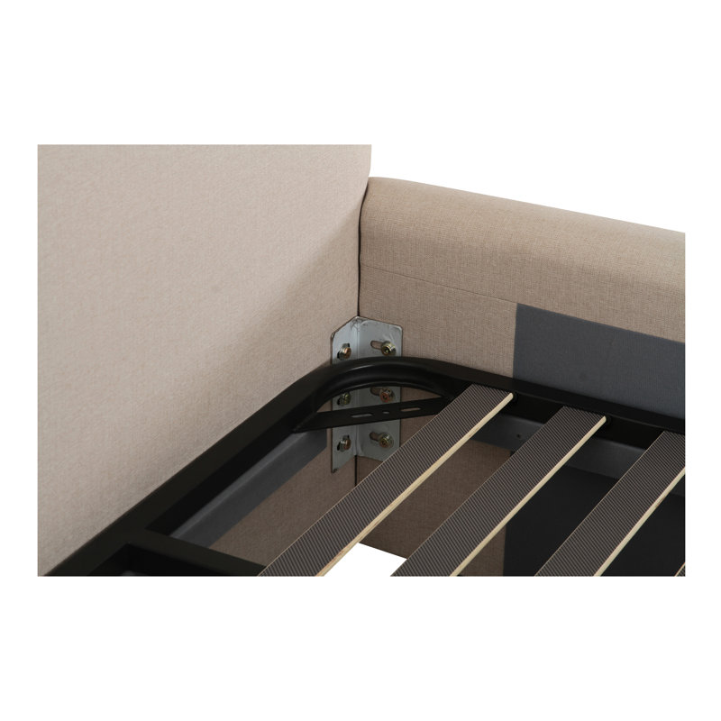 MAREN BED, King, Brown