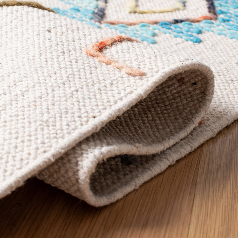 Kilim Flat Weave Wool Southwestern Rug, Rectangle 8' x 10'