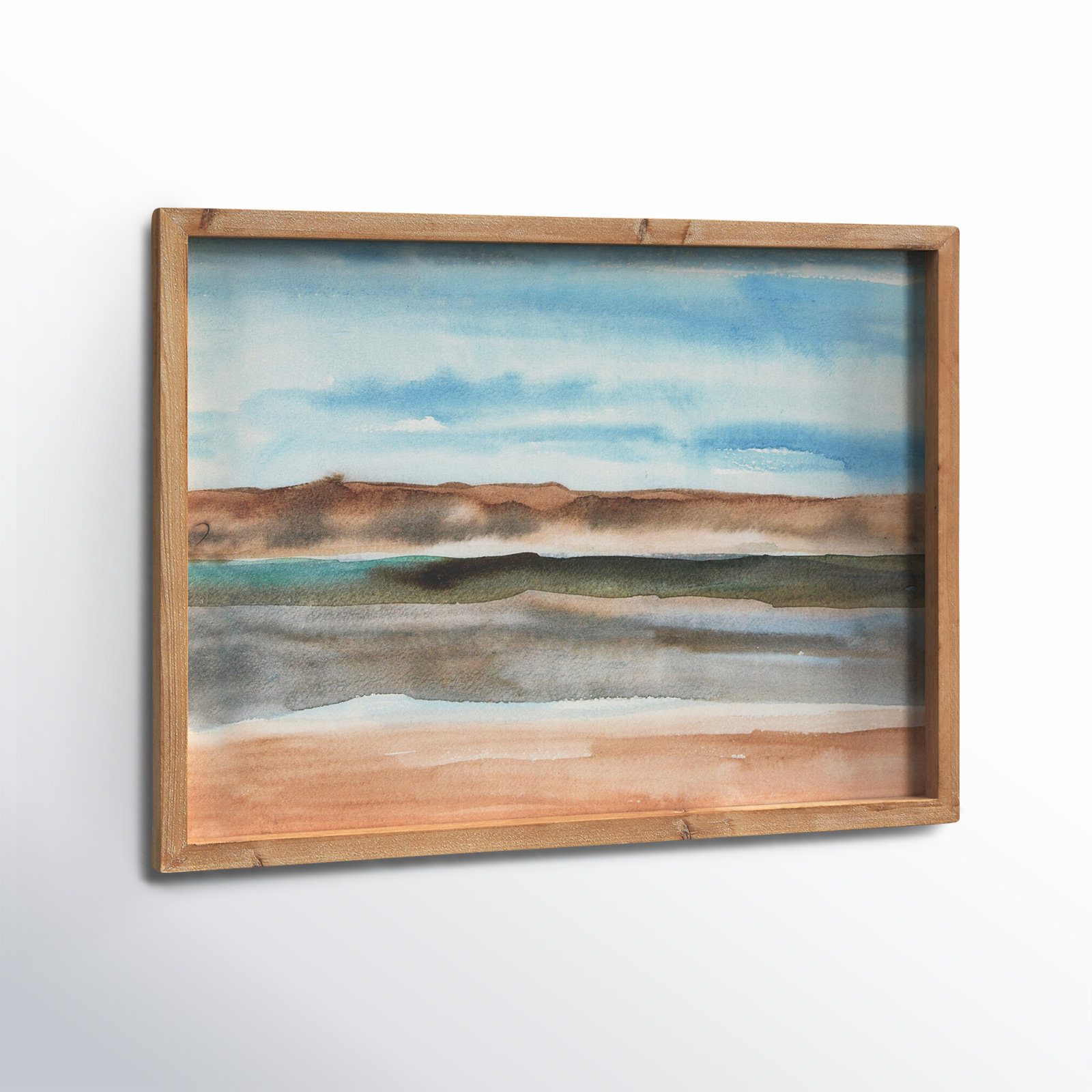 Abstract Watercolor Landscape Painting