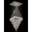 Grand lustre carré en cristal Kaillan