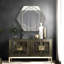 Miroir mural 35,4 "Modern Glam Hexagon