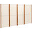 Metts 457.2cm H Solid Wood Folding Room Divider-803666824-803666831-803666820
