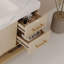 Meuble-lavabo avec lavabo, 2 tiroirs et tablette inférieure-129444395