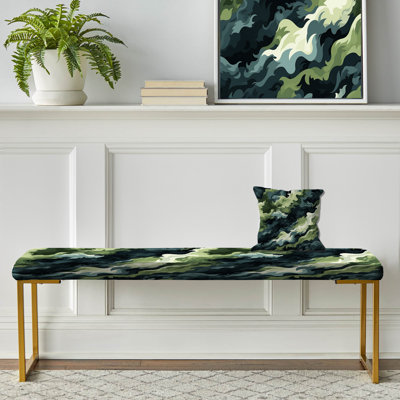 Banc rembourré camouflage vert Urban Urban Wilderness
