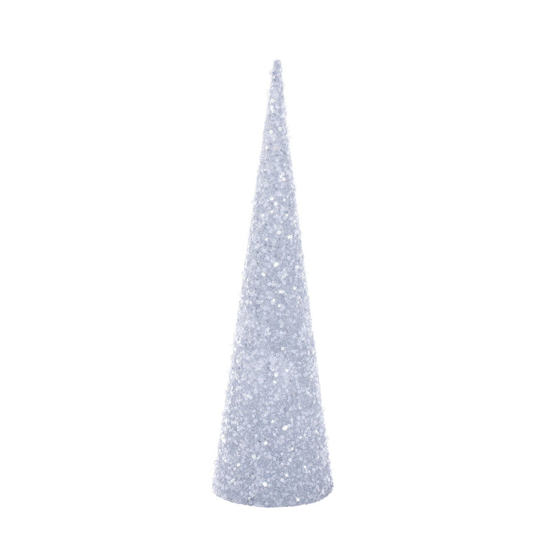  Assortiment de 3 cônes en argent 15 po / 24 po / 30 po, Argent