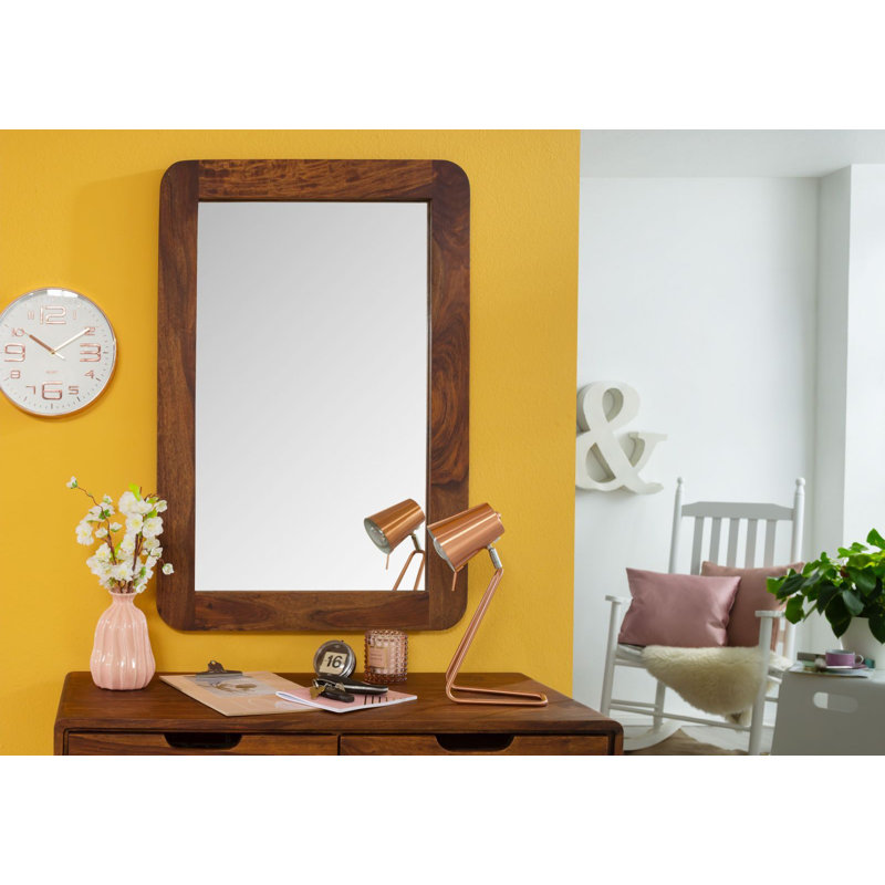 Malmö 2 Wood Wall Mirror