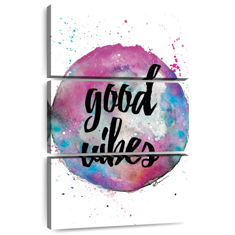 Tergel Good Vibes Splash, H 45 po x l 28 po