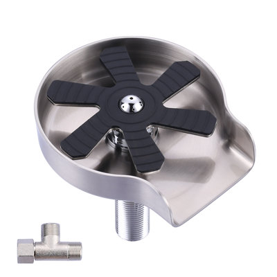 Laveur de bouteilles en verre pour lavabo