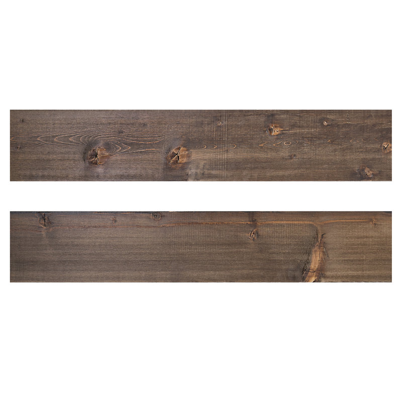 Cleamon Floating Fireplace Shelf Mantel, 72", Dark Brown
