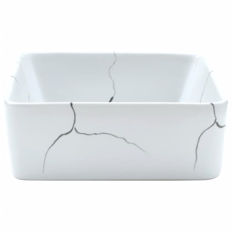 Metro Lane Briget 46mm L x 35.5mm W White Ceramic Rectangular Sink