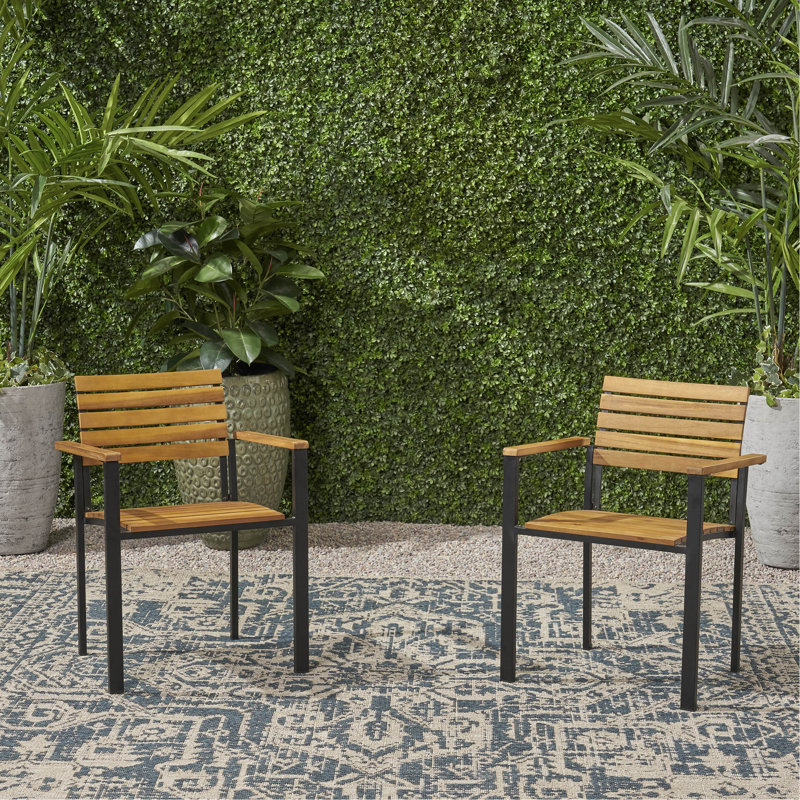 Chaise en bois et métal Laris