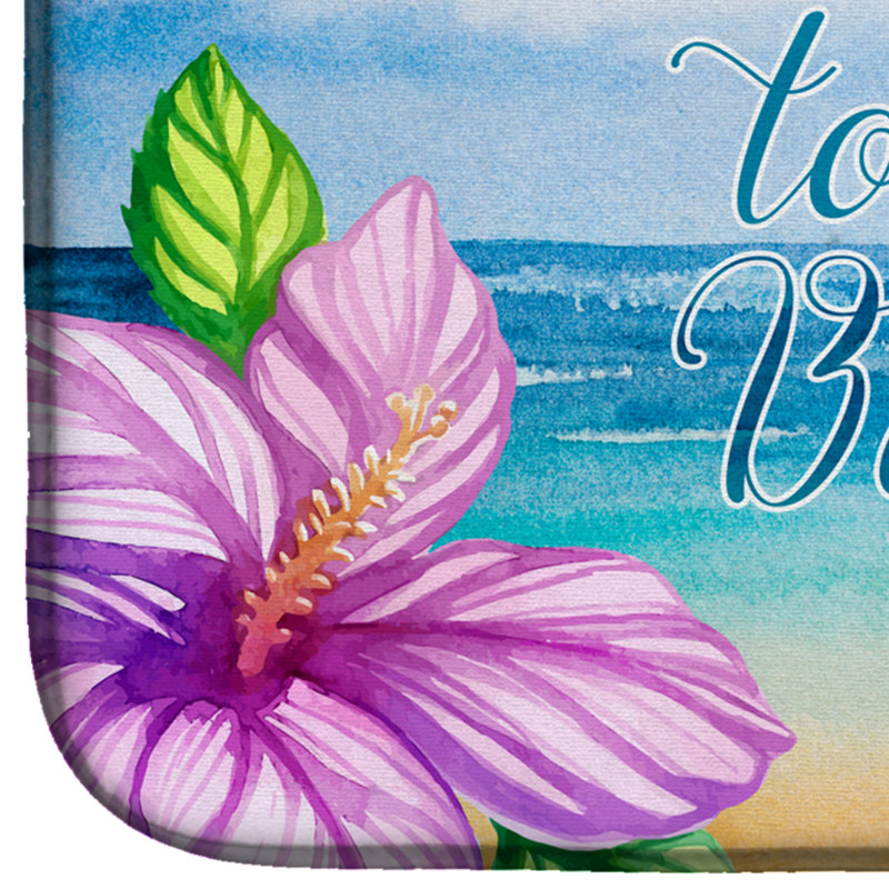 Tapis de séchage de beach scene welcome