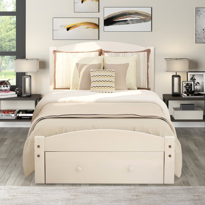 Genki Solid Wood Slat Storage Bed