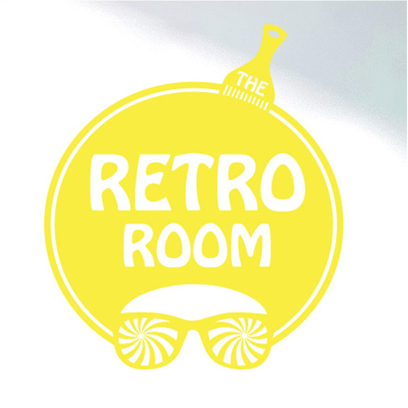 Wall Decal, Medium, Bright Yellow