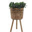 S / 3 POTS À BAMBOU 11/13/15 po NATUREL