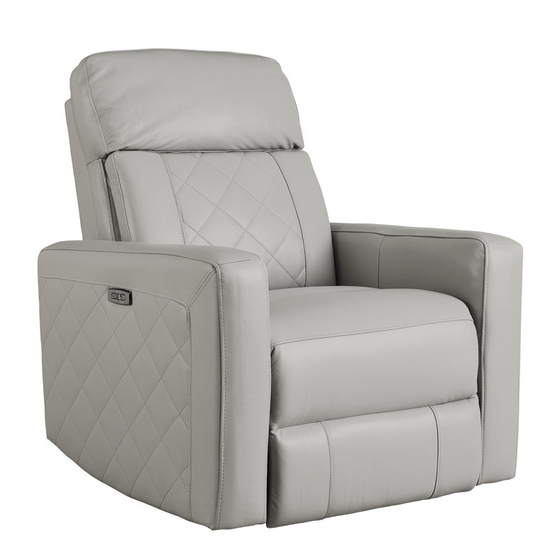 Azcuy Upholstered Swivel Reclining Glider, Cloudy