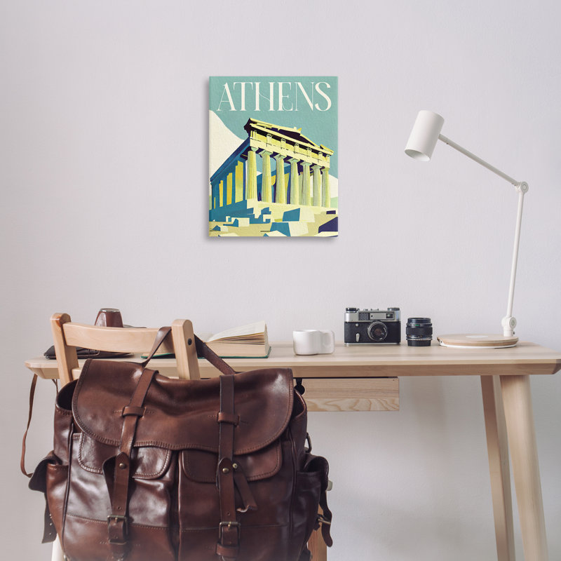 «Athens City Landmark» par Daphne Polselli, H 30 po x l 24 po