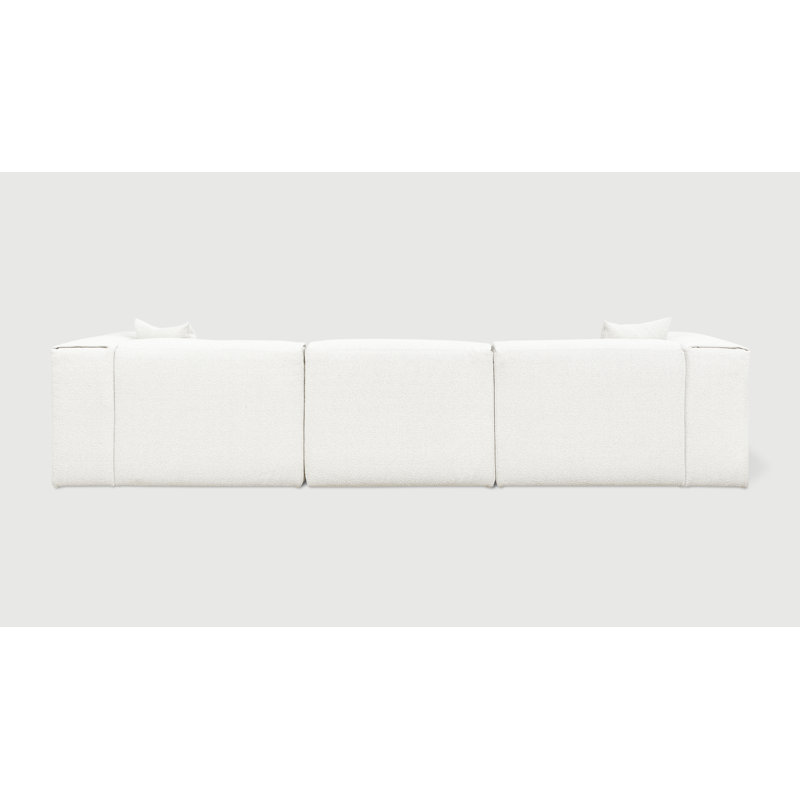 Canapé modulaire 3 pièces Nest, Os, H 28,5 po x l 132 po x P 41 po, 3