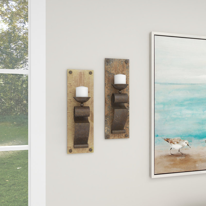 Ensemble de porte-appliques murales
