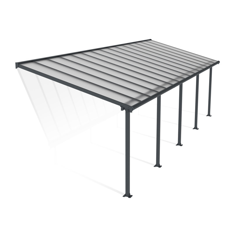 Olympia Awning, 3m H x 9.2m W x 3m D, Grey