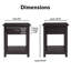ClickDecor Bailey Wood 1-Drawer End Table-1622638380