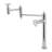 Kingston Brass Wendell Two-Handle 1-Hole Deck Mount Pot Filler Faucet with Knurled Handle-91111389