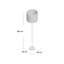 Amy 160cm Matt Nickel Traditional Floor Lamp-29531871