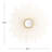 Delfina Metal Flat Wall Mirror-1276555155