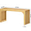 Banc de hall d'entrée en bois massif naturel Amyiah - vous accueille avec style Conception longue et élégante pour le salon moderne, la salle à manger et
