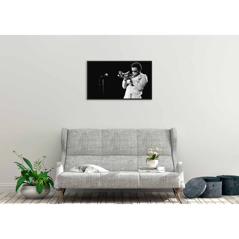 Music 001 - Single Picture Frame Rectangle Print, 70cm H x 118cm W 