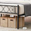 Modern Metal Platform Bed Frame with Headboard & Footboard-1114764083-1107502190