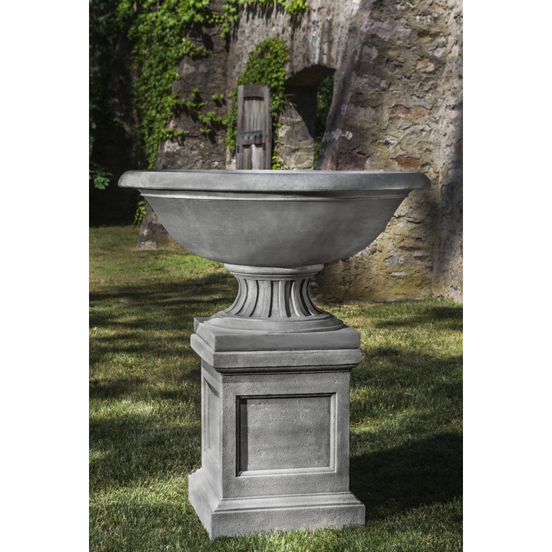 Fonthill Handmade Planter, 26" H x 47" W x 47" D, Graystone