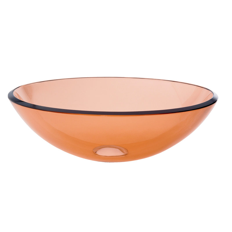 Ensemble de meuble-lavabo pour salle de bain simple 23 po petite Haddington, Transparent, Ambre, Espresso