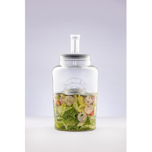 Kilner Snack On The Go Glass Jar Set Stainless Steel Cup Keeps Dry  Ingredients Separate from Wet Foods, 17-Fluid Ounces, 0.5L