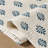 16x80 WOODY Woodblock Printed Gauze Tassel Runner