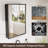 Recessed or Surface Medicine Cabinet with Mirror Easy Assembly Aluminum Framed Tempered Glass-1826453241-1828325532