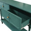 Console Mid-Century avec 2 tiroirs pour l'entrée et le salon, vert-278301340-531276302