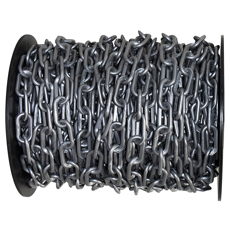 Enrouleur de chaîne en plastique, H 2,12 po x l 1200 po x P 0,29 po, Argent
