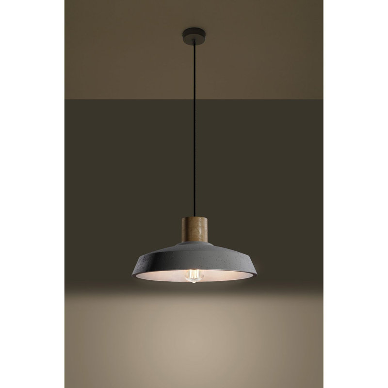 Värnamo 1 - Light White/Brown Dome Pendant