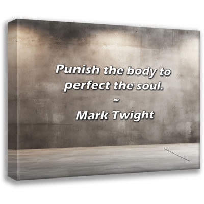 Citation de Mark Twight: punir le corps pour perfectionner l'âme.