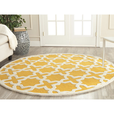 Igna Wool Yellow Area Rug