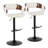 Laurenzio Swivel Upholstered Cotton Blend Adjustable Height Counter Stool with Steel Frame-93570919-93570918